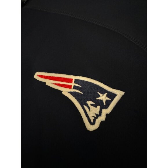 NWT New England Patriots 1/4 Zip Pullover Mens XXL Navy Fleece Lined‎ Jacket NFL - Picture 5 of 14